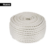 Piola de algodón de 6 mm, rollo, natural, 1 kg, FIERO