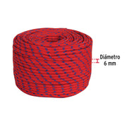 Piola de Polipropileno trenzada, multicolor, 6mm, 1 Kg