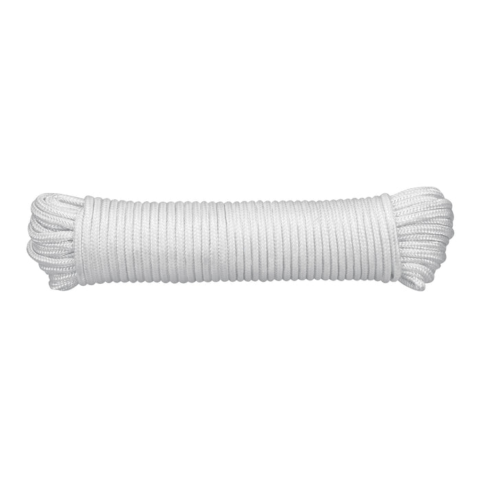 Piola de poliéster diamante de 6mmx30m blanca, madeja, FIERO
