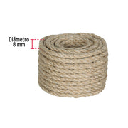 Piola de Sisal (henequén) de 8 mm x 15 m natural, FIERO