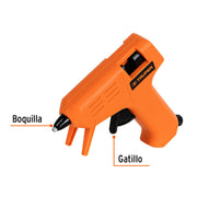 Pistola eléctrica de 15W para silicón de 5/16', 220V, TRUPER