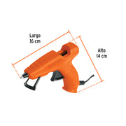 Pistola eléctrica de 20W para silicón de 5/16', 127V, TRUPER