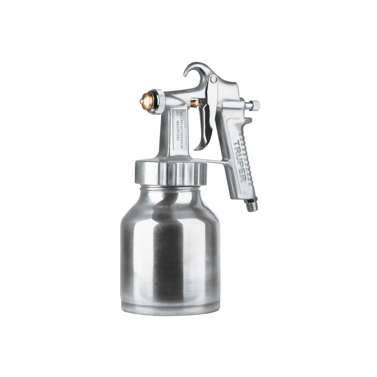 Pistola p/pintar baja presión, 1.5 mm, pulida, entrada inf