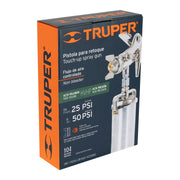 Pistola compacta p/retoque HVHP vaso alum, 1.5 mm, TRUPER