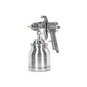 Pistola p/pintar succión HVHP vaso alum, 1.8mm, 2 vál TRUPER