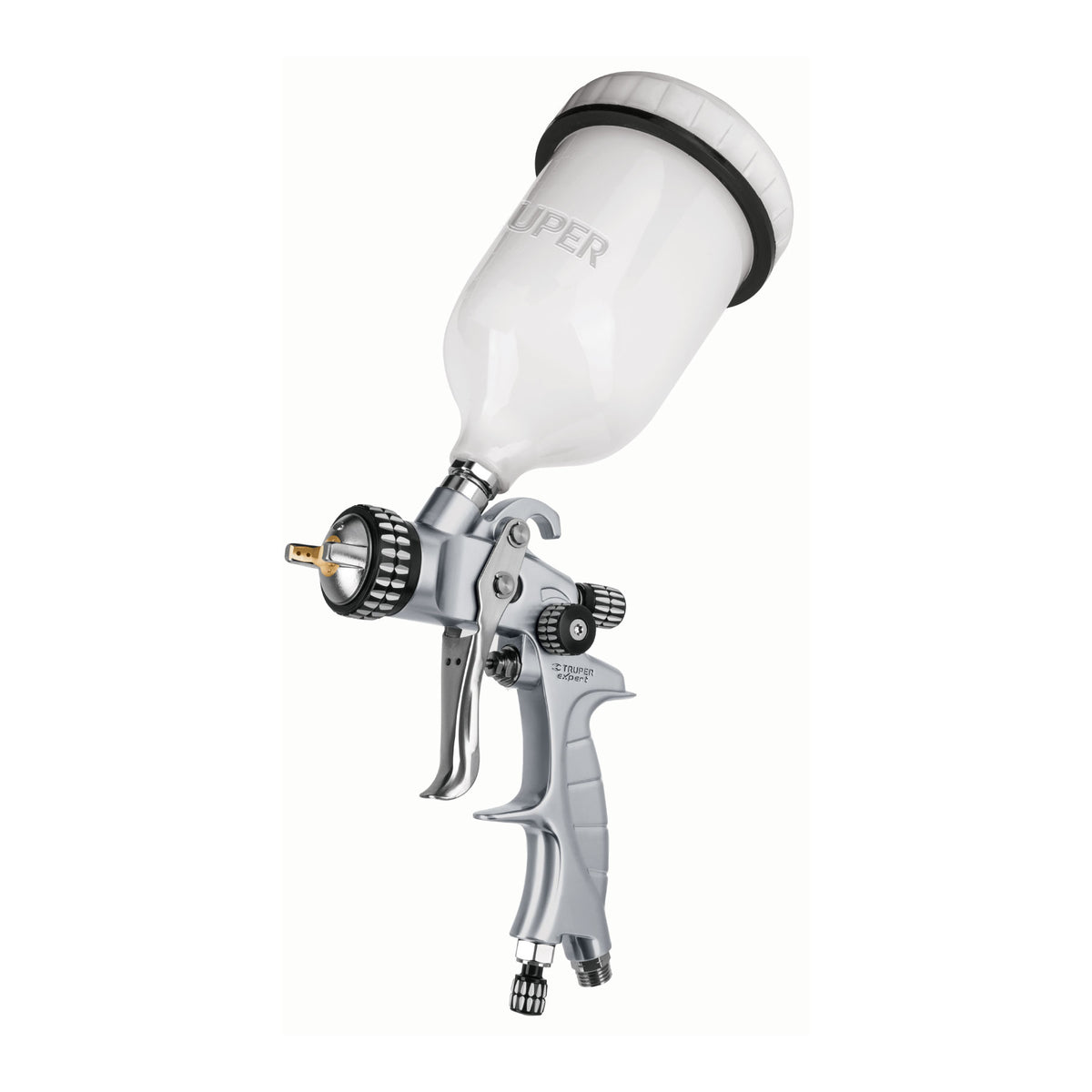 Pistola p/pintar gravedad HVLP vaso plástico, 1.4 mm, EXPERT