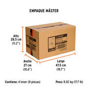 Pistola para pintar LVLP vaso plástico, 2.0 mm, TRUPER