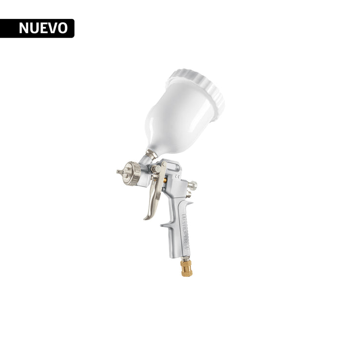 Pistola p/pintar Híbrida vaso plástico,3.0mm, TRUPER
