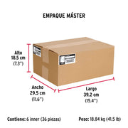 Bolsa con 200 pijas #8 x 1-3/4' combinadas (cuadro+Phillips)