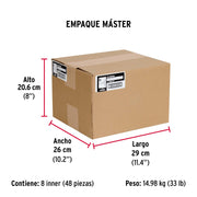Bolsa con 200 pijas #8 x 1' combinadas (cuadro + Phillips)