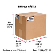 Bolsa con 200 pijas #8 x 2-1/2' combinadas (cuadro+Phillips)