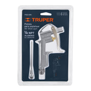 Pistola de aluminio para sopletear, boquilla ext 4',TRUPER