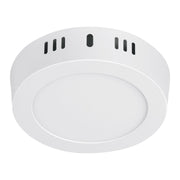 Luminario LED plafón 6W 3000K, redondo, blanco, VOLTECK