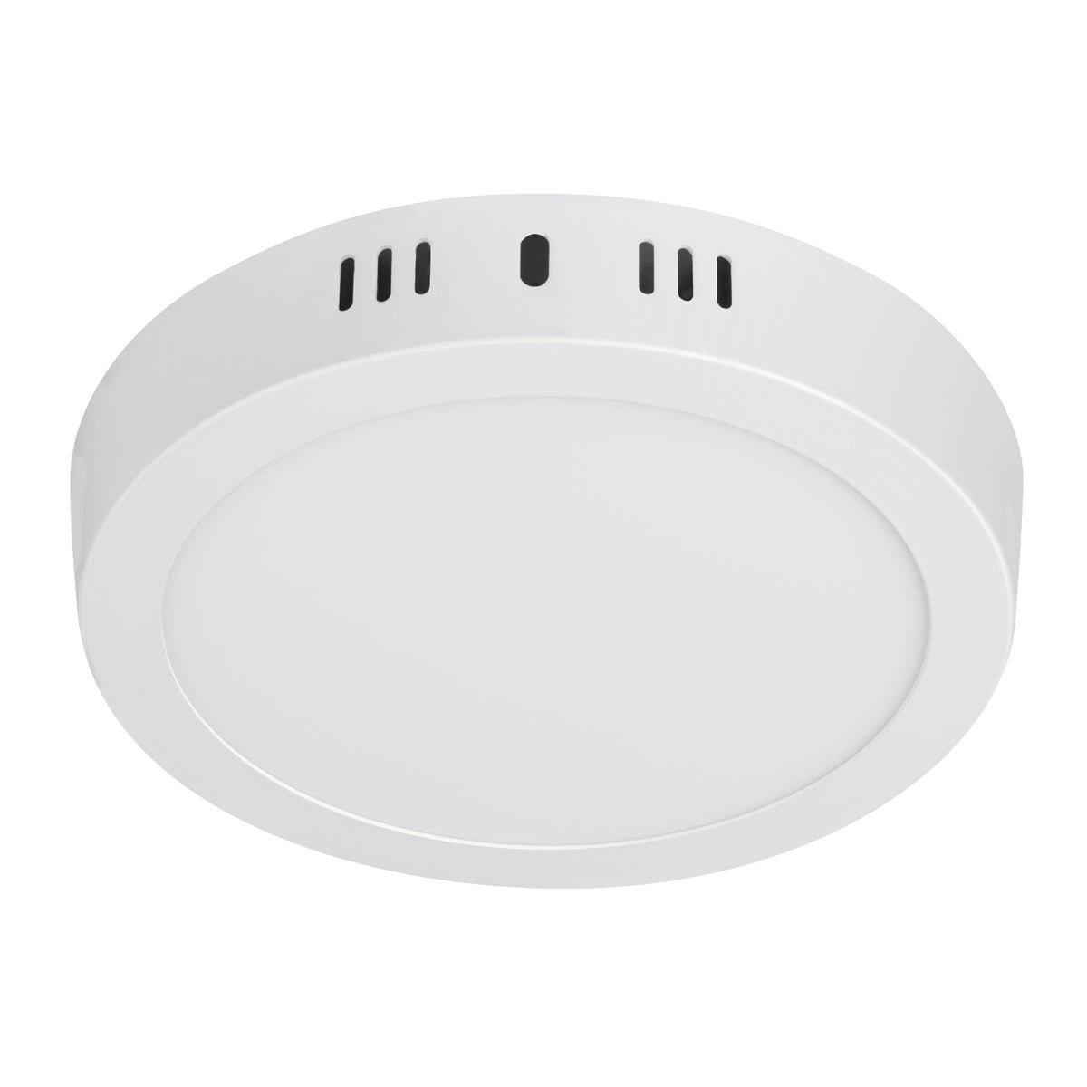 Luminario LED plafón 12W 3000K, redondo, blanco, VOLTECK