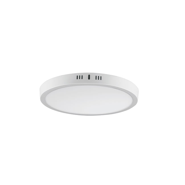 Luminario LED plafón 24W 6500K, redondo, blanco, VOLTECK