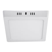 Luminario LED plafón 12W 6500K, cuadrado, blanco, VOLTECK