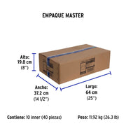 Luminario LED plafón 12W 6500K, redondo, gris, VOLTECK