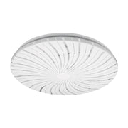 Luminario LED plafón decorativo 18W 6500K, espiral, BASIC