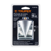 Plomada de acero, 16 oz, TRUPER
