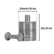 Plomada metálica de 675 g con centro, PRETUL