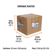 Bolsa con par de plantillas de poliuretano p/zapato talla 28