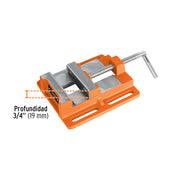 Prensa morsa plana, apertura 5' (125 mm), TRUPER