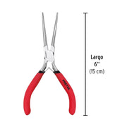 Mini pinza de punta de aguja 6', PRETUL