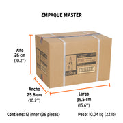 Pinza multiuso 8' punta larga, comfort grip, TRUPER expert