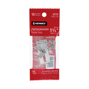 Portacandado de acero galvanizado 1-3/4', HERMEX