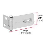 Portacandado de acero galvanizado 1-3/4', HERMEX