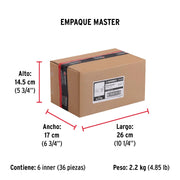 Portacandado de acero galvanizado 2-1/2', HERMEX