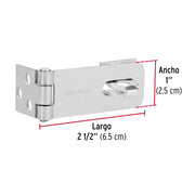 Portacandado de acero galvanizado 2-1/2', HERMEX