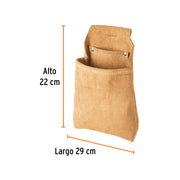 Porta herramientas de clavos con 2 compartimentos, TRUPER