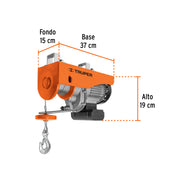 Polipasto eléctrico de 400 kg, TRUPER