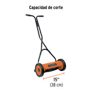 Podadora manual, 15' de corte, TRUPER