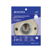 Portalámpara de baquelita, 2-1/4', VOLTECK