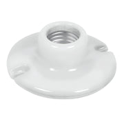 Portalámpara de porcelana, 3-1/2', redonda, VOLTECK
