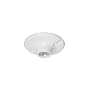 Portalámpara de porcelana, 4-1/2', redonda, a granel VOLTECK