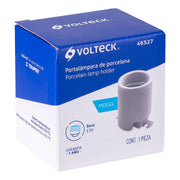 Portalámpara de porcelana, base tipo Mogul (E39), VOLTECK