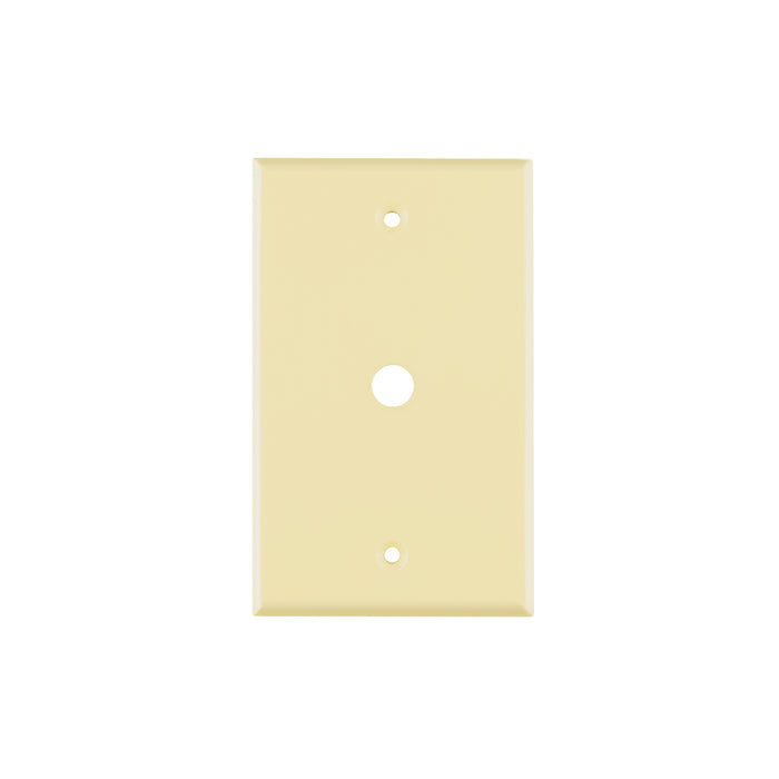 Placa de ABS pasacable, Standard, marfil, VOLTECK