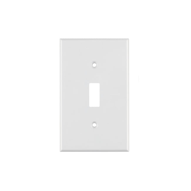 Placa de ABS para interruptor vertical, Standard, blanco