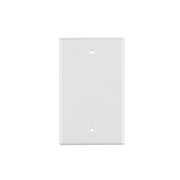 Placa de ABS ciega, Standard, blanco, VOLTECK