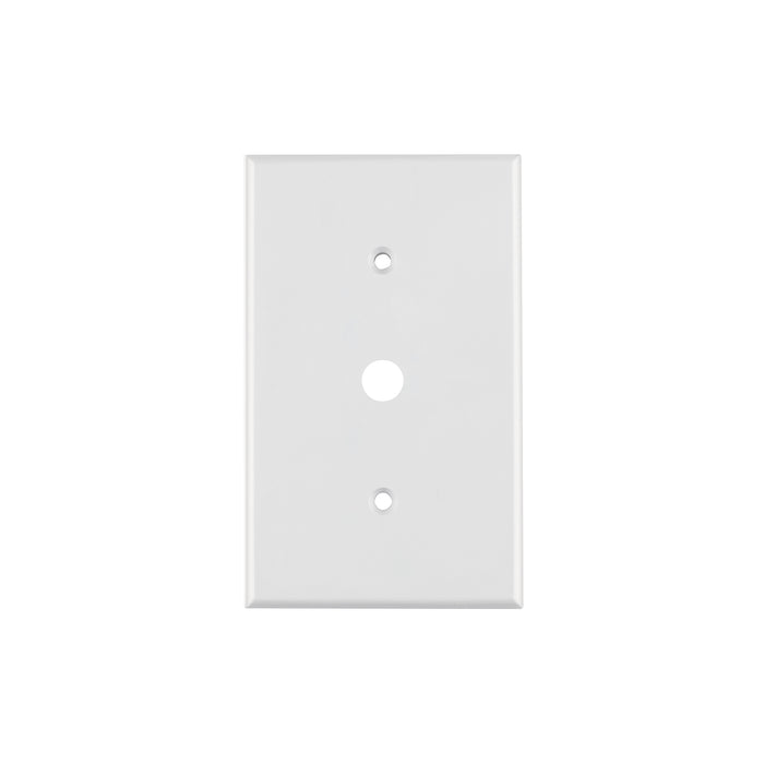 Placa de ABS para atenuador, Standard, blanco, VOLTECK