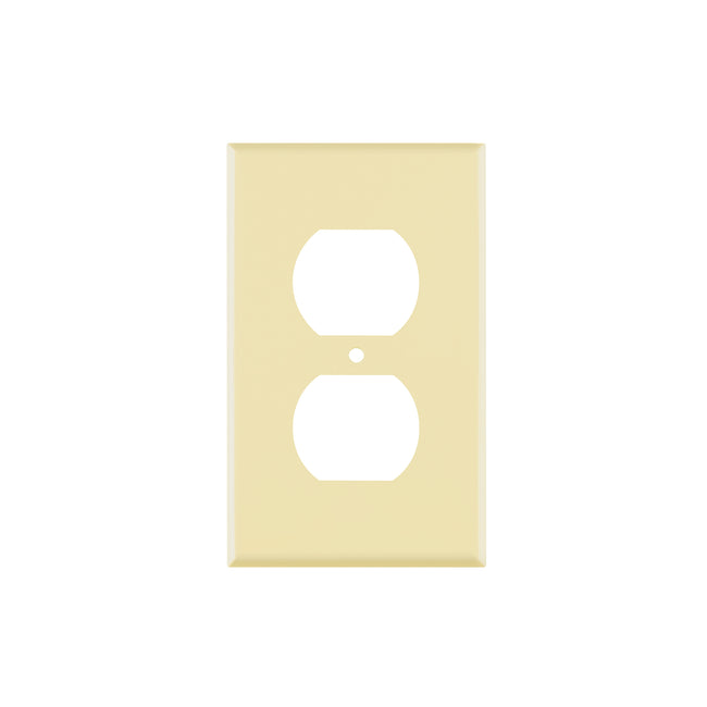 Placa de ABS dúplex, Standard, marfil, VOLTECK