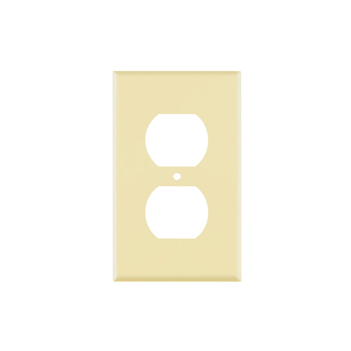 Placa de ABS dúplex, Standard, marfil, VOLTECK