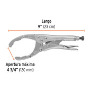 Pinza de presión 9' para filtros de aceite, TRUPER