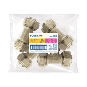 Tee macho para PEALPE, 1/2', FOSET