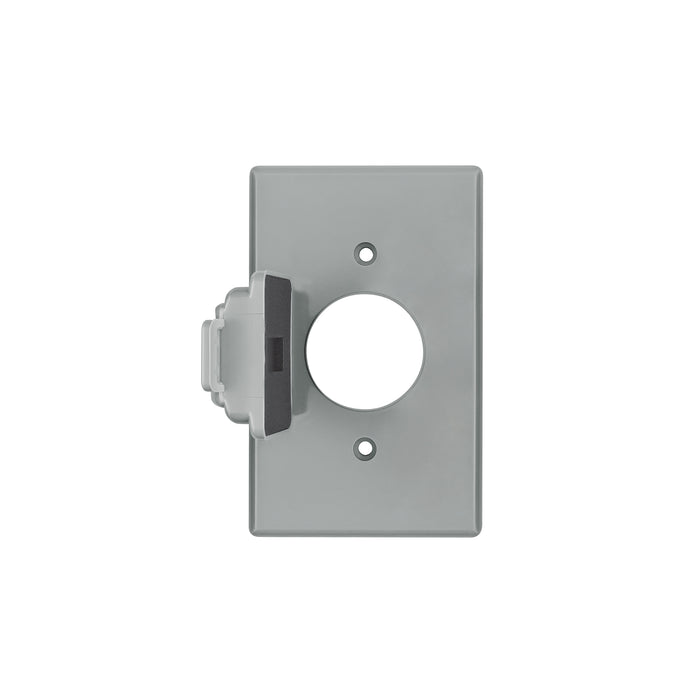 Placa contacto redondo, policarbonato,p/intemperie, Standard