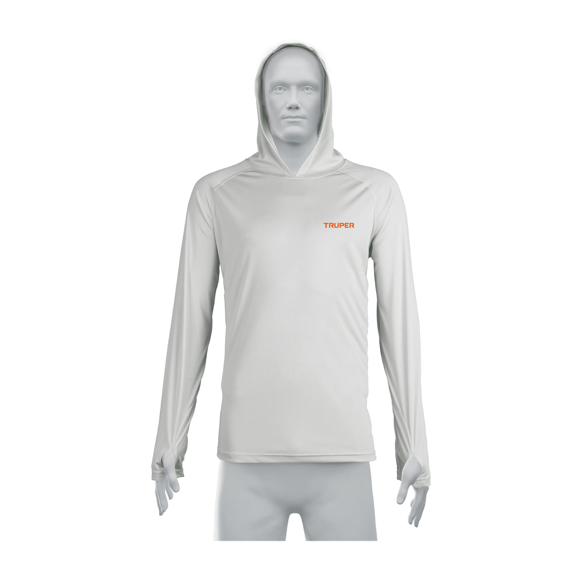 Playera protección solar, manga larga, con gorro, hombre, G