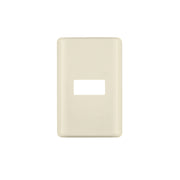 Placa 1 módulo, marfil, línea VOLTECK BASIC